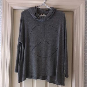 SUNDRY Peace Sign Sweater